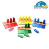  Giáo cụ Montessori - Bảng phân loại các cặp màu tương đồng - COLOR RESEMBLANCE SORTING TASK 