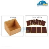  Giáo cụ Montessori - Tấm nhám xúc giác 1 - Touch Tablets 