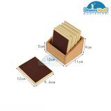  Giáo cụ Montessori - Tấm nhám xúc giác 1 - Touch Tablets 