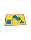  Giáo Cụ Montessori - Tủ hình học 6 ngăn - Geometric Cabinet with 