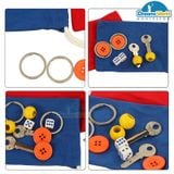  Giáo cụ Montessori - Túi bí mật chứa các loại đồ vật khác nhau - Mystery Bag 4: Familiar items 