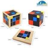  Giáo Cụ Montessori - Tam Thức - Trinomial Cube 