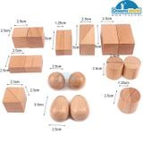 Giáo cụ Montessori - Túi bí mật chứa các hình khối cơ bản - Stereognostic Bag-geometric solids 