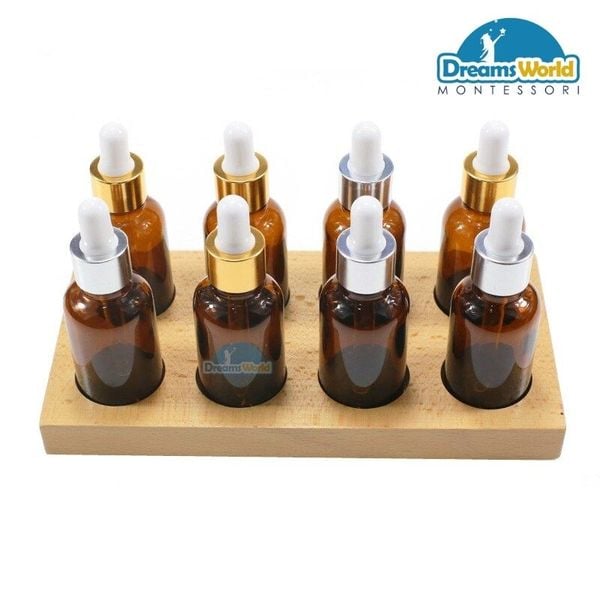  Giáo Cụ Montessori -  Lọ Vị Giác - Tasting Exercises 
