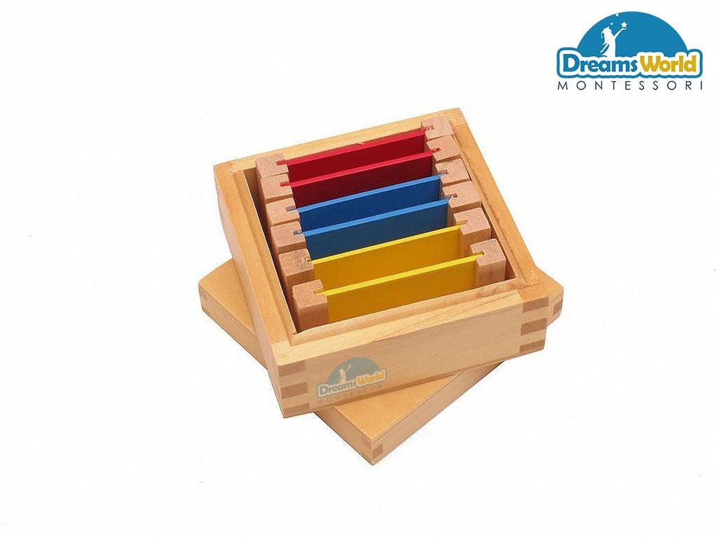  Giáo cụ Montessori - Hộp màu số 1(Pvc Color Tablets - 1st Box) 