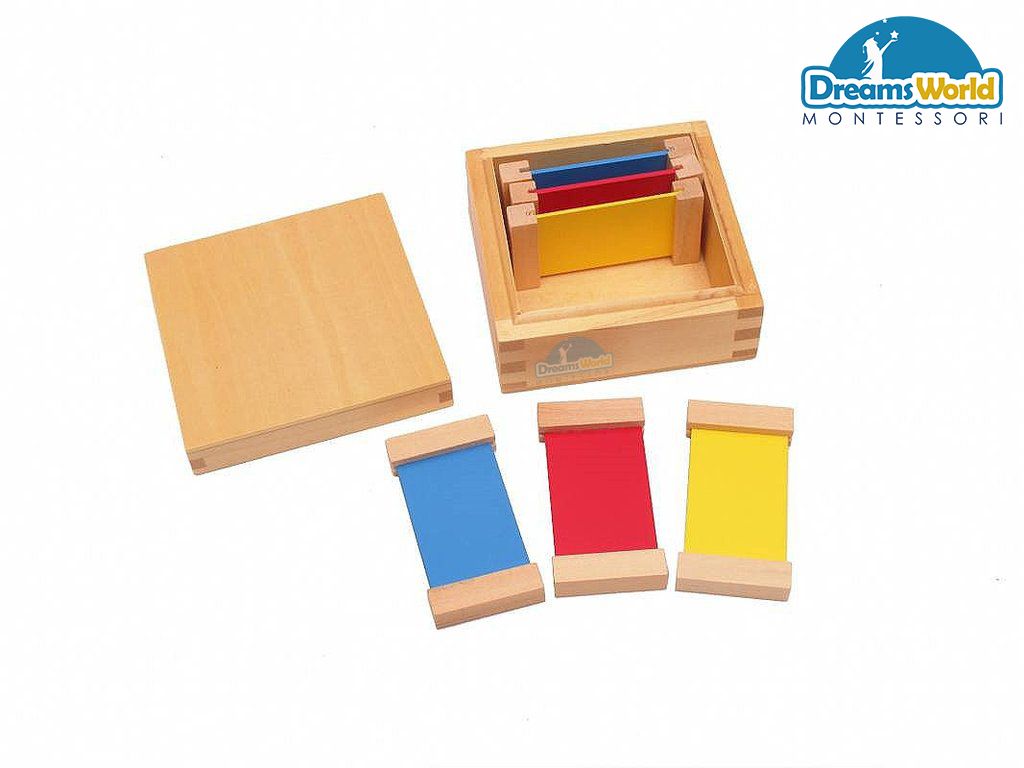  Giáo cụ Montessori - Hộp màu số 1(Pvc Color Tablets - 1st Box) 