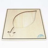  Giáo cụ Montessori - Tranh Ghép Sinh Học Hình Lá  - Leaf Puzzle 