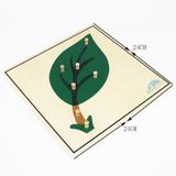  Giáo cụ Montessori - Tranh Ghép Sinh Học Hình Lá  - Leaf Puzzle 