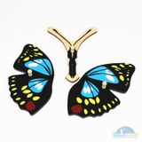  Giáo cụ Montessori - Tranh ghép sinh học hình con bướm - Butterfly puzzle 