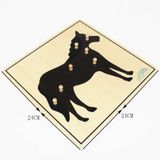  Giáo cụ Montessori - Tranh ghép sinh học hình con ngựa - Horse puzzle 