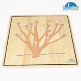  Giáo cụ Montessori - Tranh Ghép Sinh Học Hình Rễ Cây  - Root Puzzle 