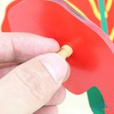  Giáo cụ Montessori - Tranh ghép sinh học hình hoa - Flower puzzle 