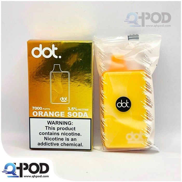 Dotmod vị Orange Soda - Soda Cam 3.5% 7000 hơi & sạc (Disposable Pod) 
