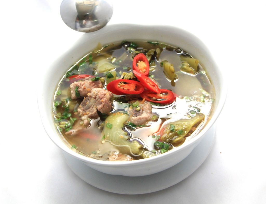  Canh Cải Chua Sườn Non 