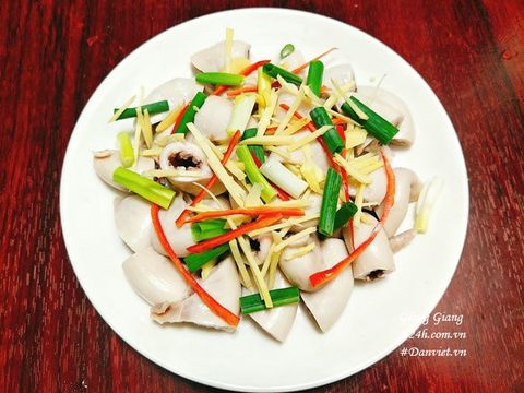  Dồi Trường Hấp Gừng 