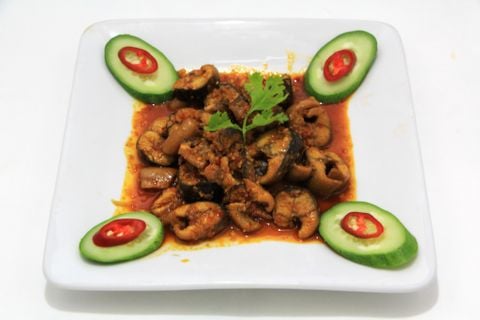  Lươn Xào Sả Ớt 