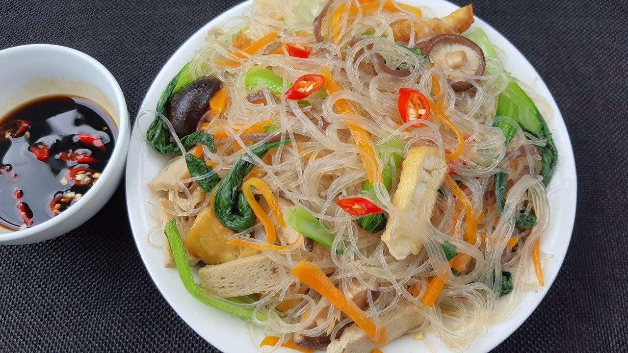  Miến Xào Chay 