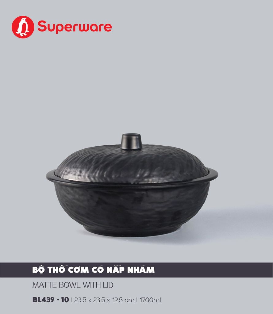 Bộ Thố Có Nắp Nhám 10