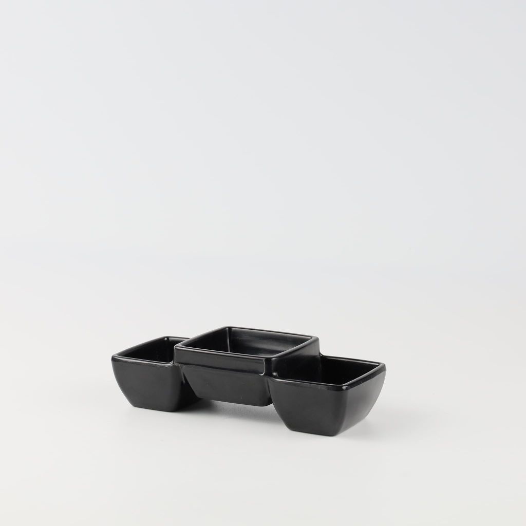 Chén Chấm Vuông 3 Ngăn 2.5