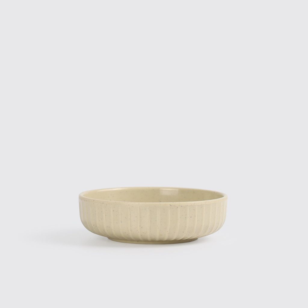 Sauce Bowl With Striped Texture 3.5