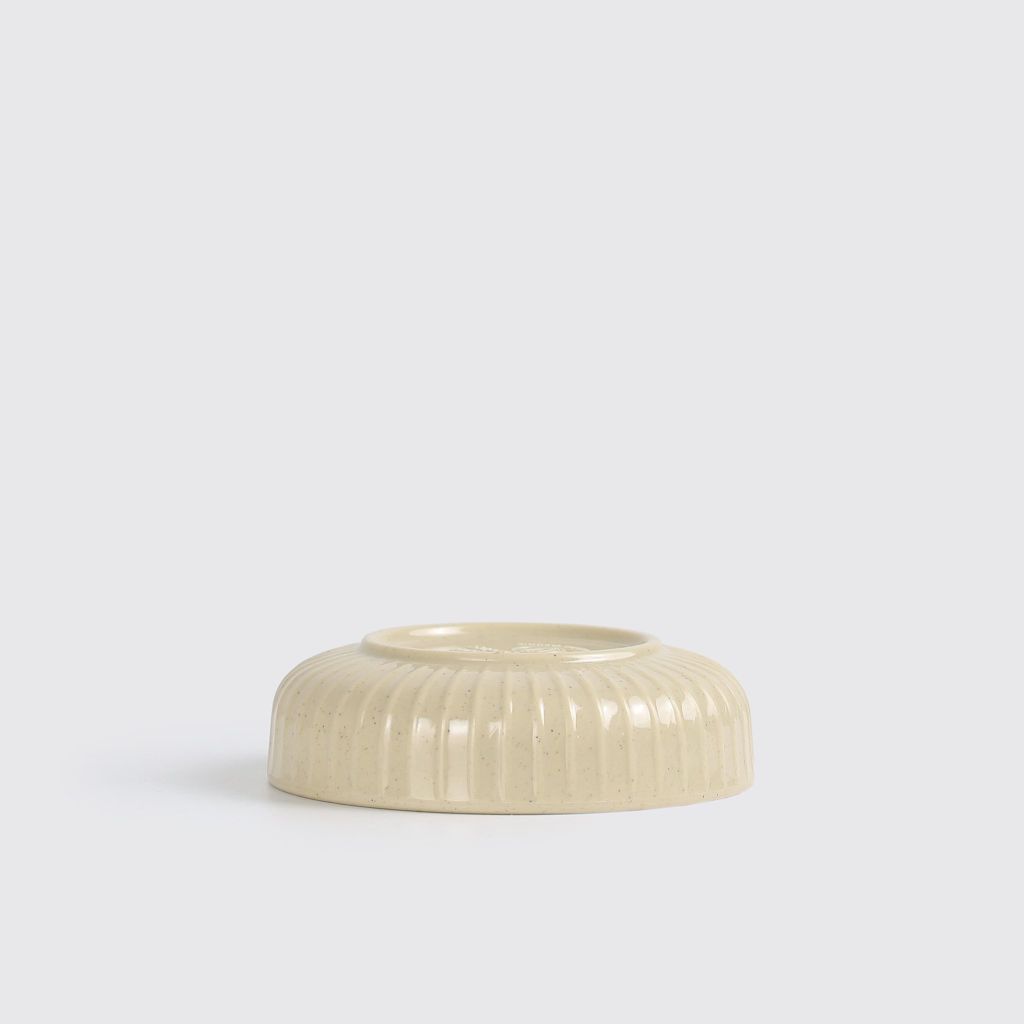 Sauce Bowl With Striped Texture 3.5
