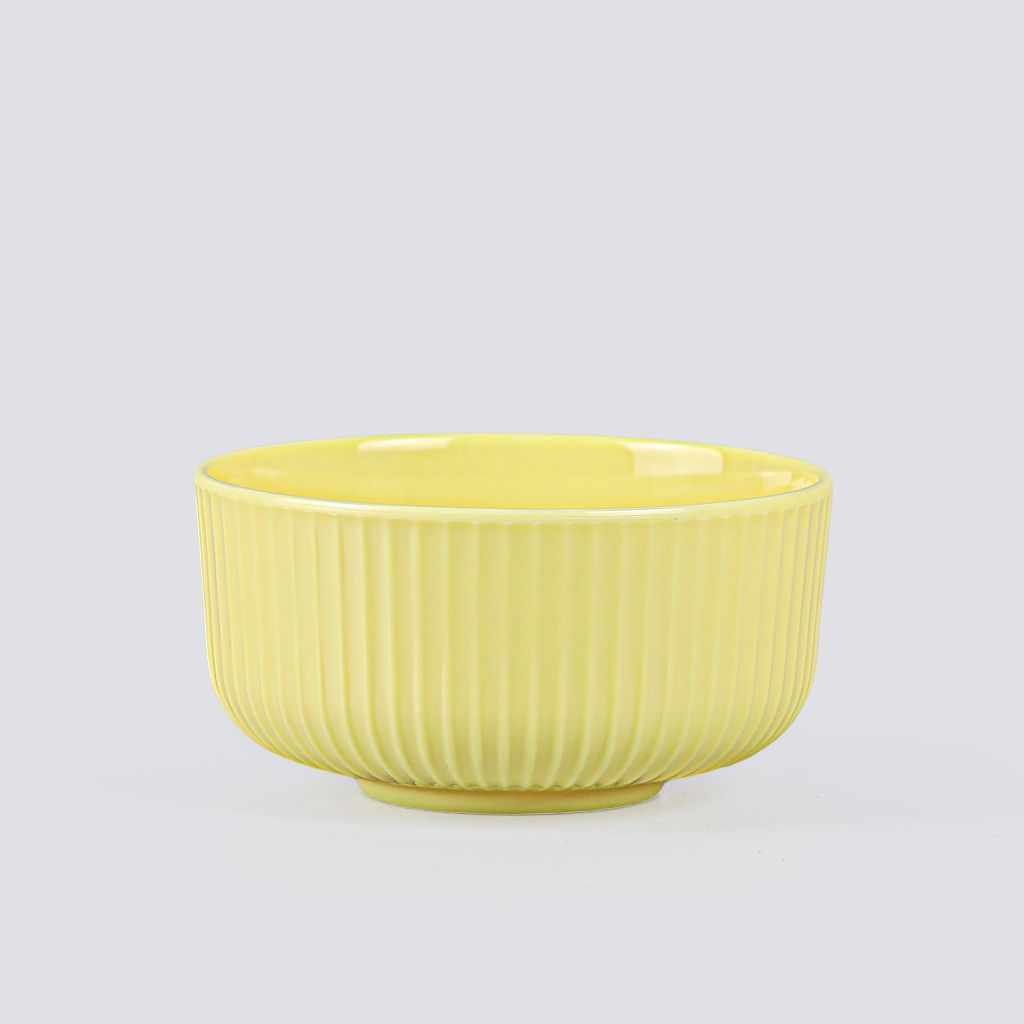 Rice Bowl With Striped Texture 4.5