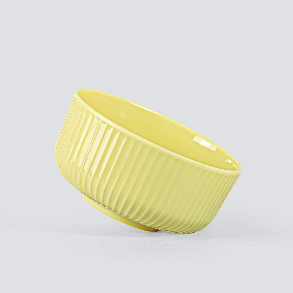 Rice Bowl With Striped Texture 4.5