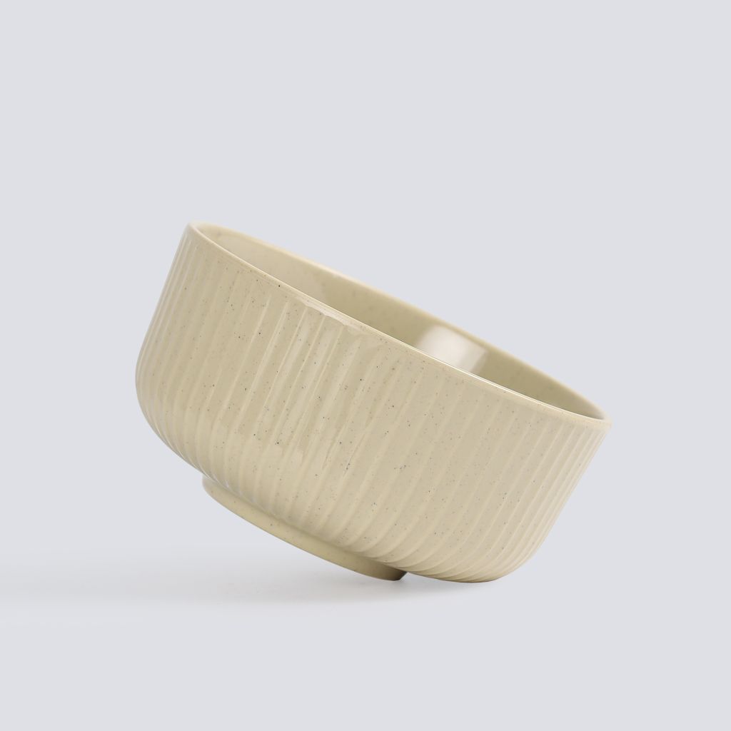 Round Bowl With Striped Texture 8'' | BV410-8