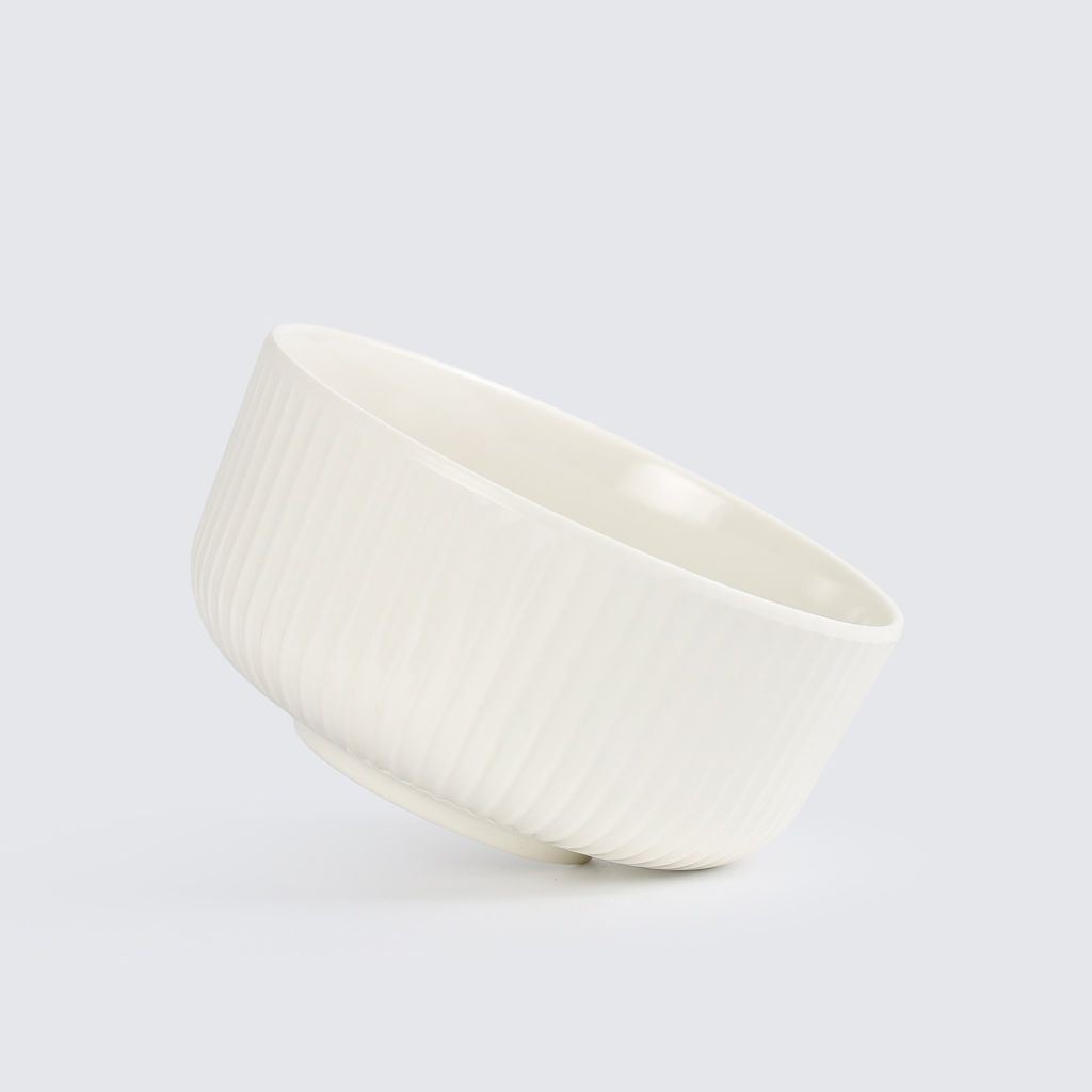 Round Bowl With Striped Texture 6'' | BV407-6