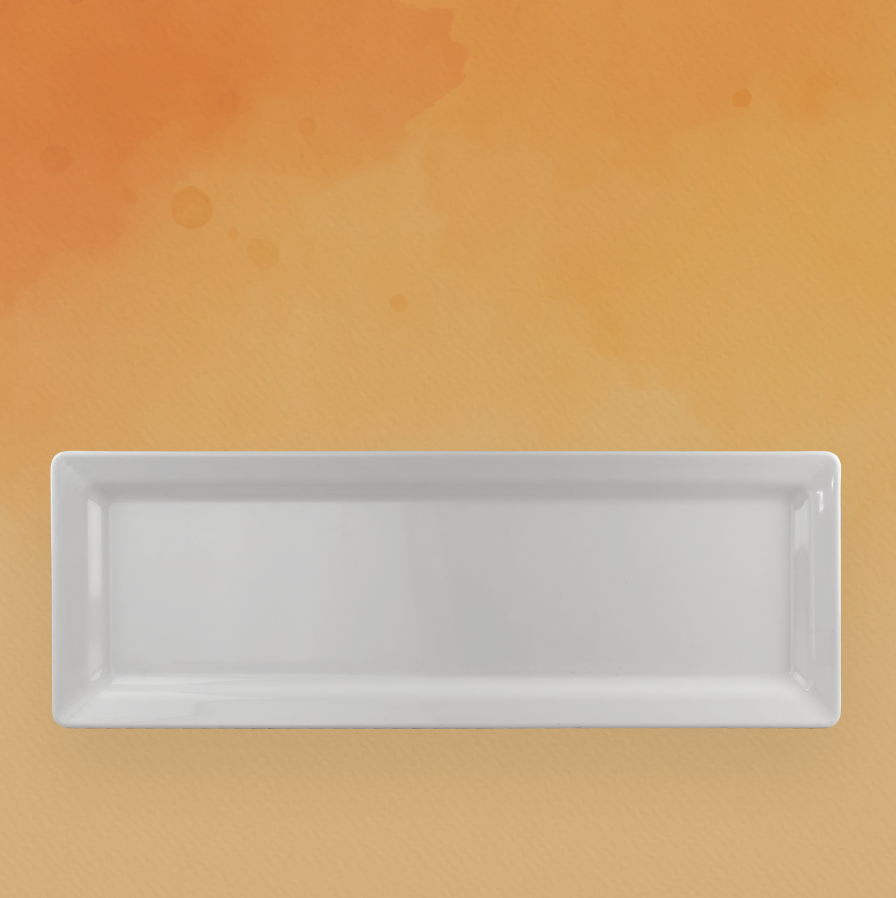 Rectangular tray 21