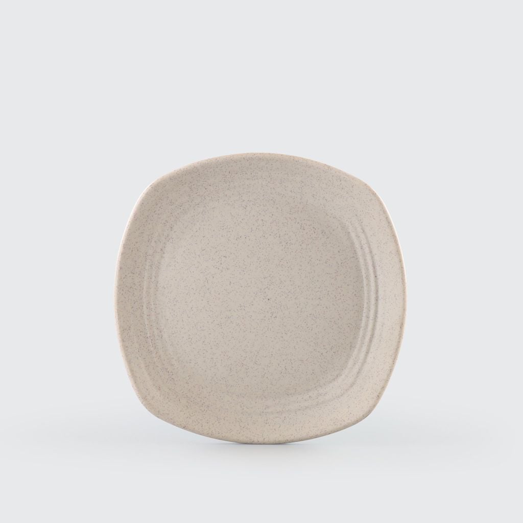 Dĩa Vuông Cạnh Tròn Nhám 8.5