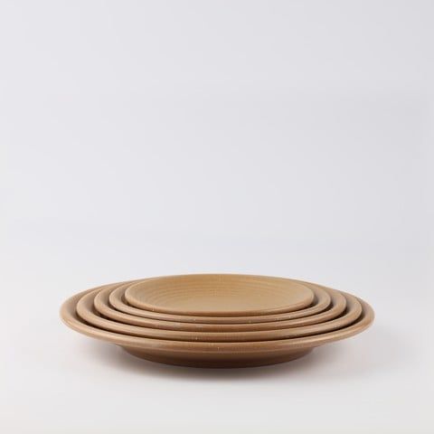 Sandy whorl round plate 9