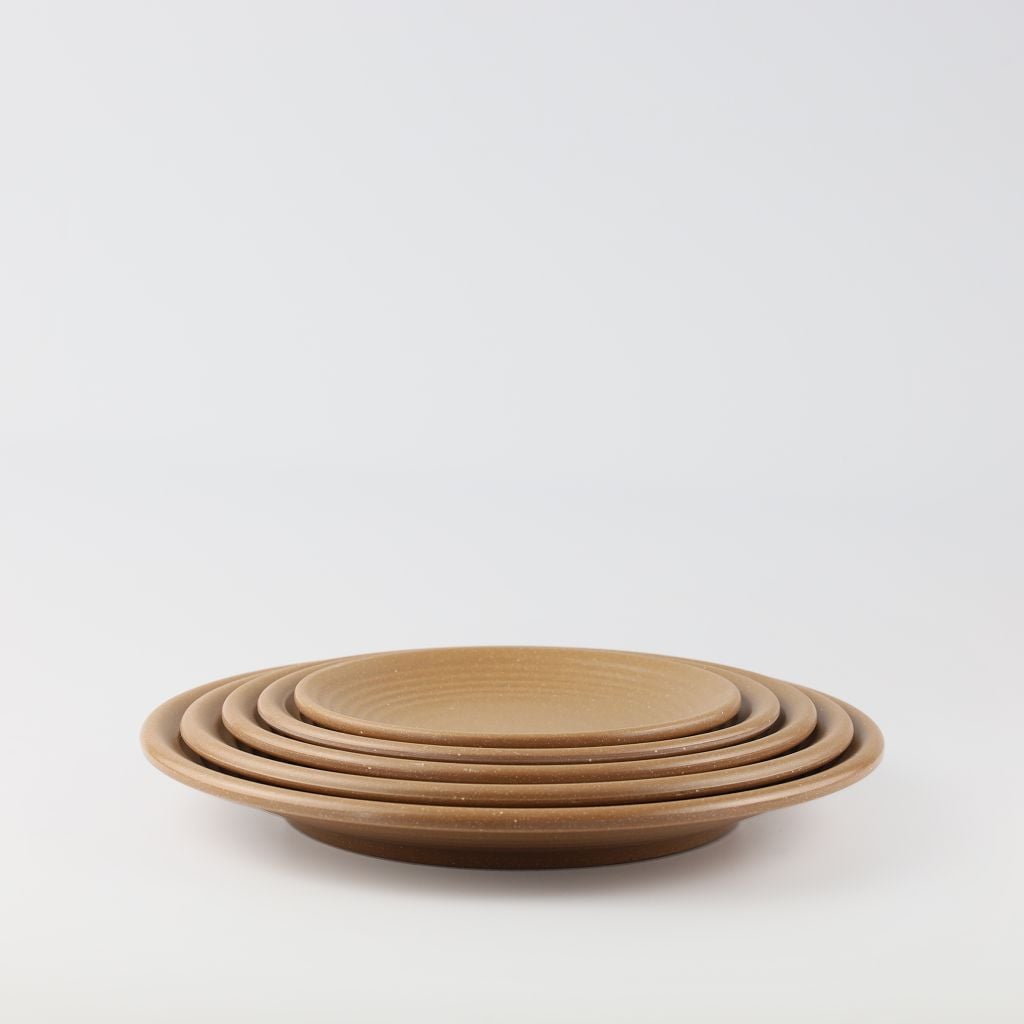 Dĩa Tròn Nhám Có Vân 10