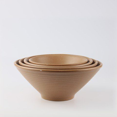 Matte round bowl 9