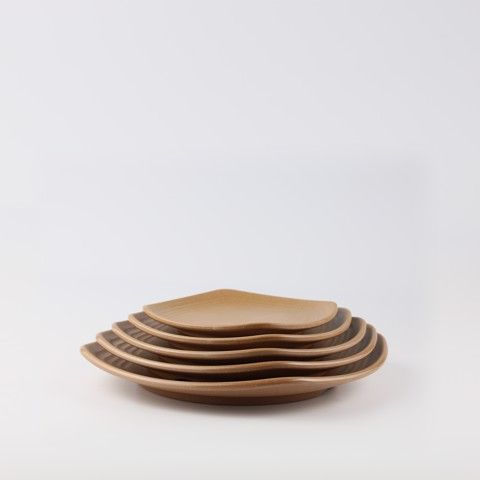 Matte square rounded edge plate 9.5