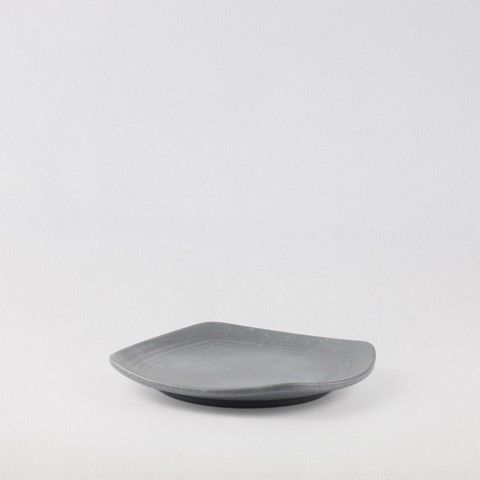 Matte square rounded edge plate 6.5