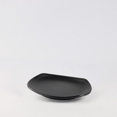 Matte square rounded edge plate 9.5