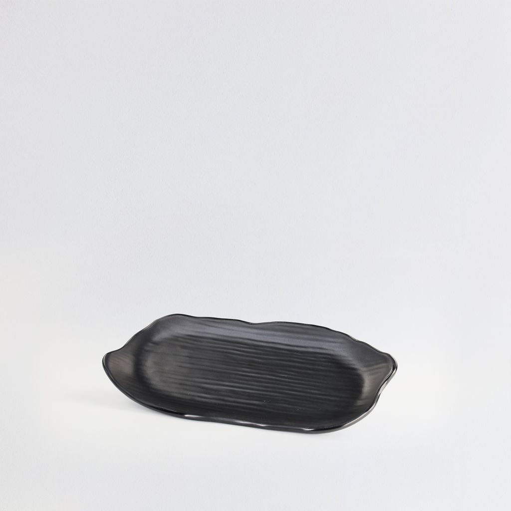 Dĩa Oval Cách Điệu Nhám 16
