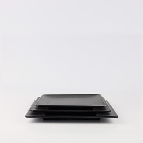 Matte square plate 9.5