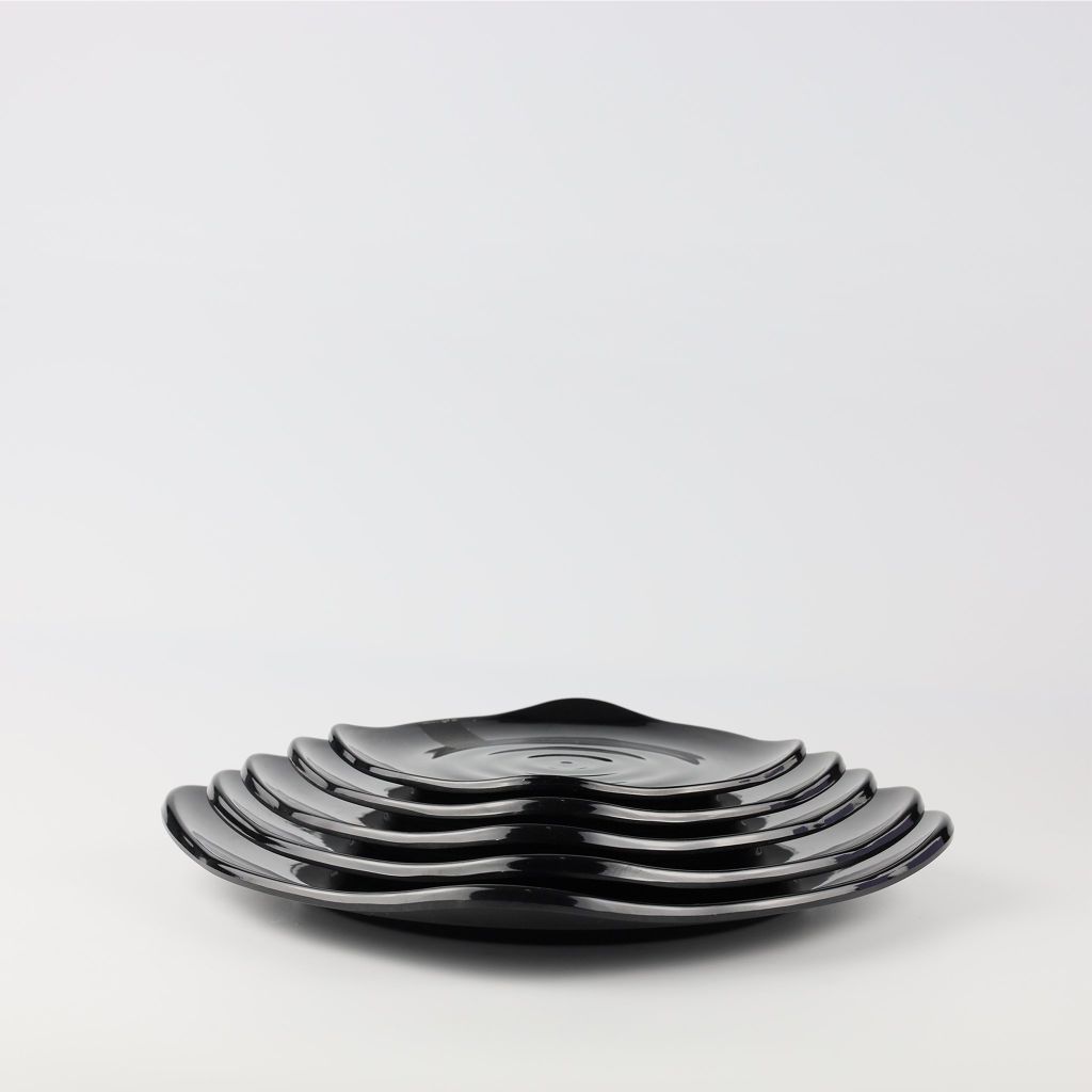 Dĩa Vuông Có Vân 6