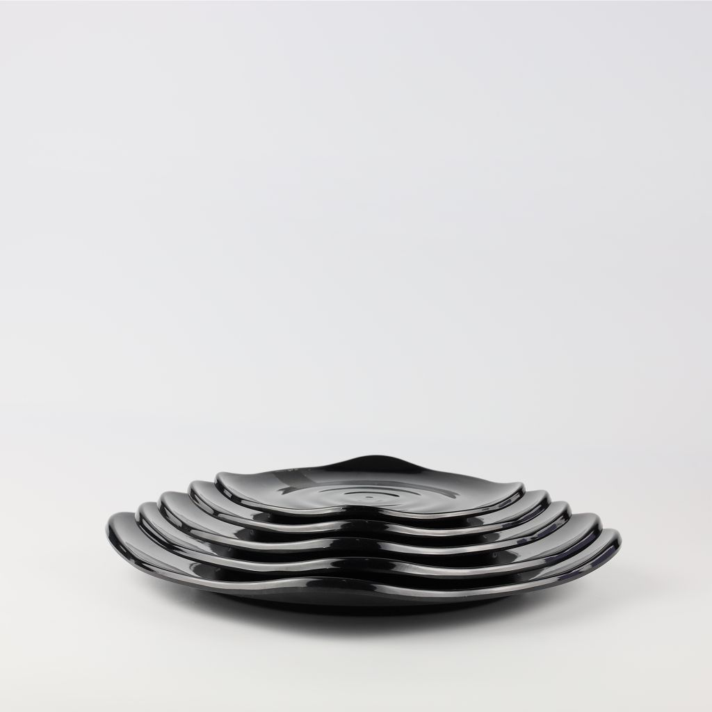 Dĩa Vuông Có Vân 10