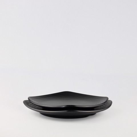 Matte square rounded edge plate 10.5