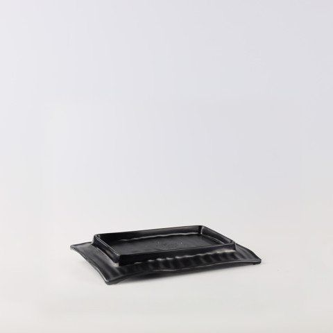 Blurry Matte texture retagular plate 9.75