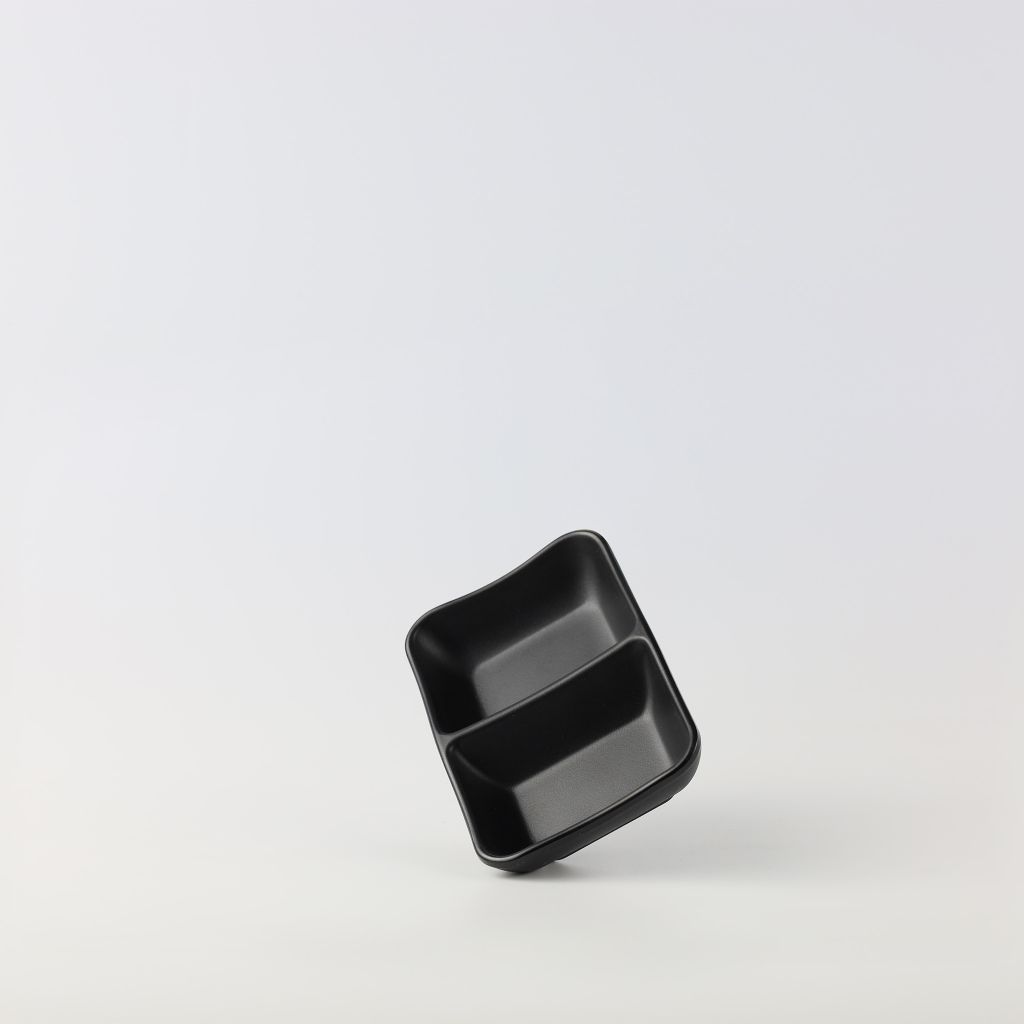 Dĩa Tương 2 Ngăn Nhám Mờ 5