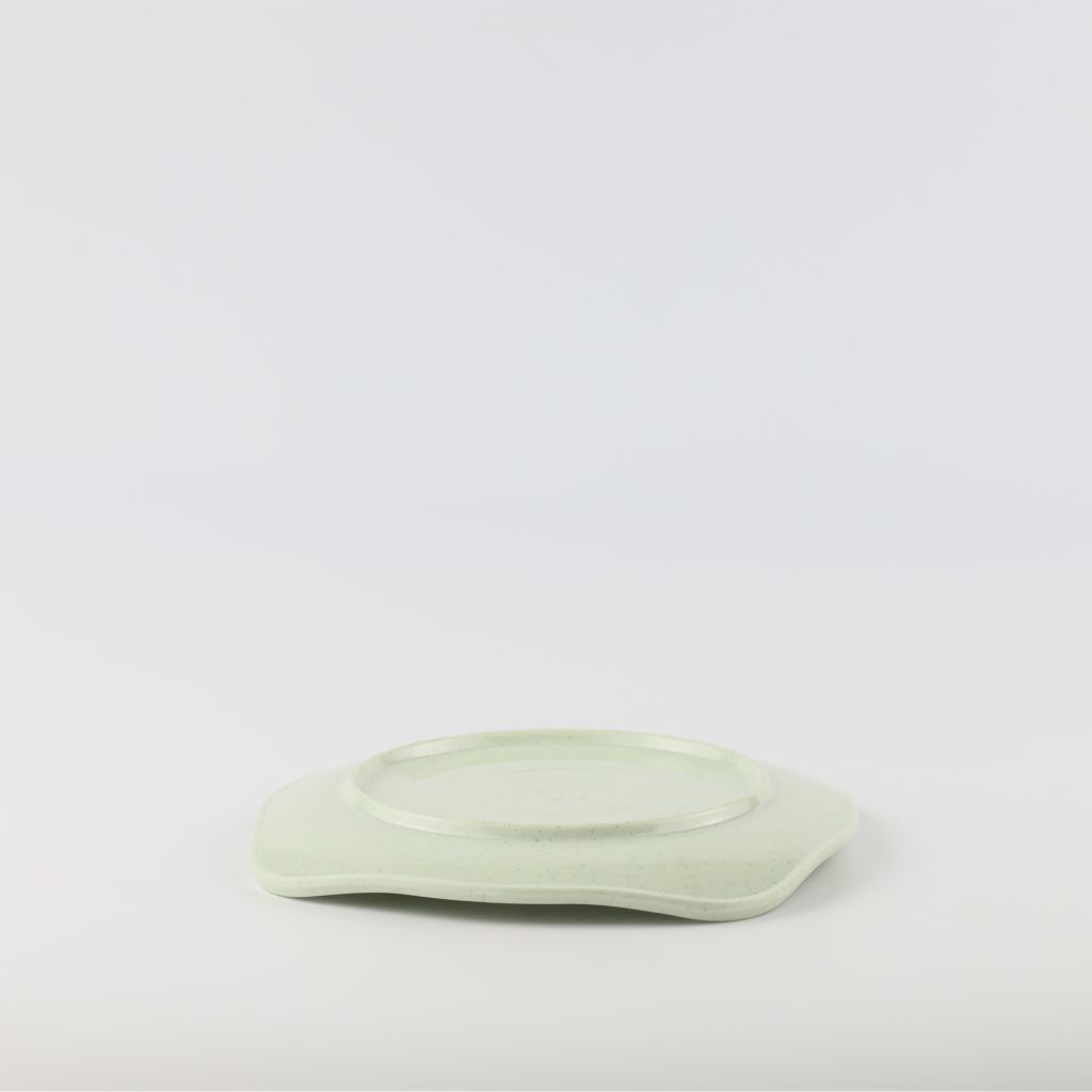 Dĩa vuông có vân 8