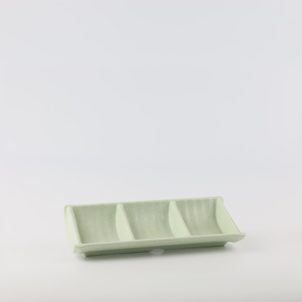 Dĩa Tương Nhám 3 Ngăn 7.5