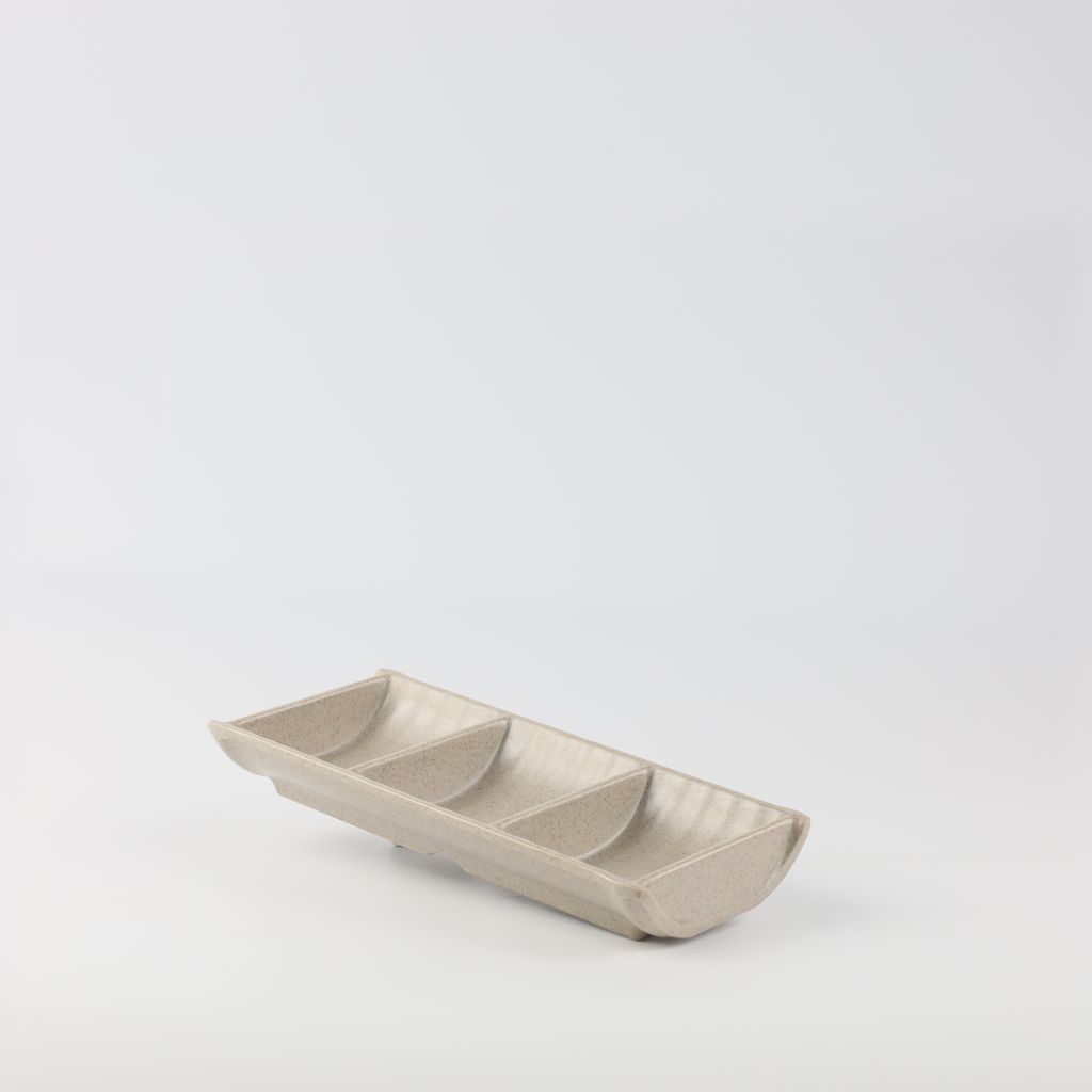 Dĩa Tương Nhám 3 Ngăn 7.5