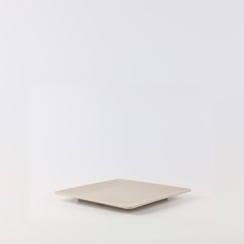 Matte square plate 7.5