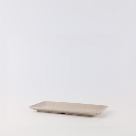 Matte rectangular plate 10.5