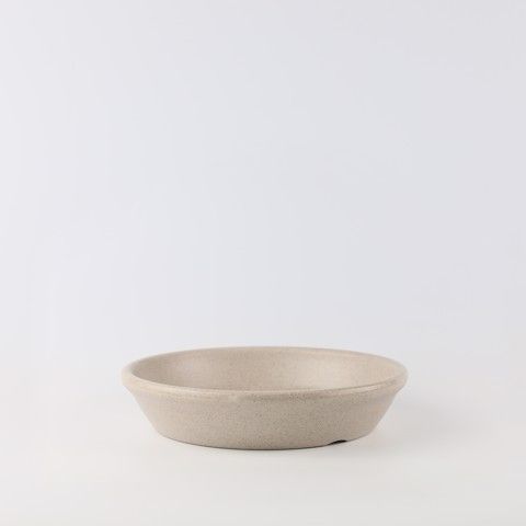 Matte round plate 9.8